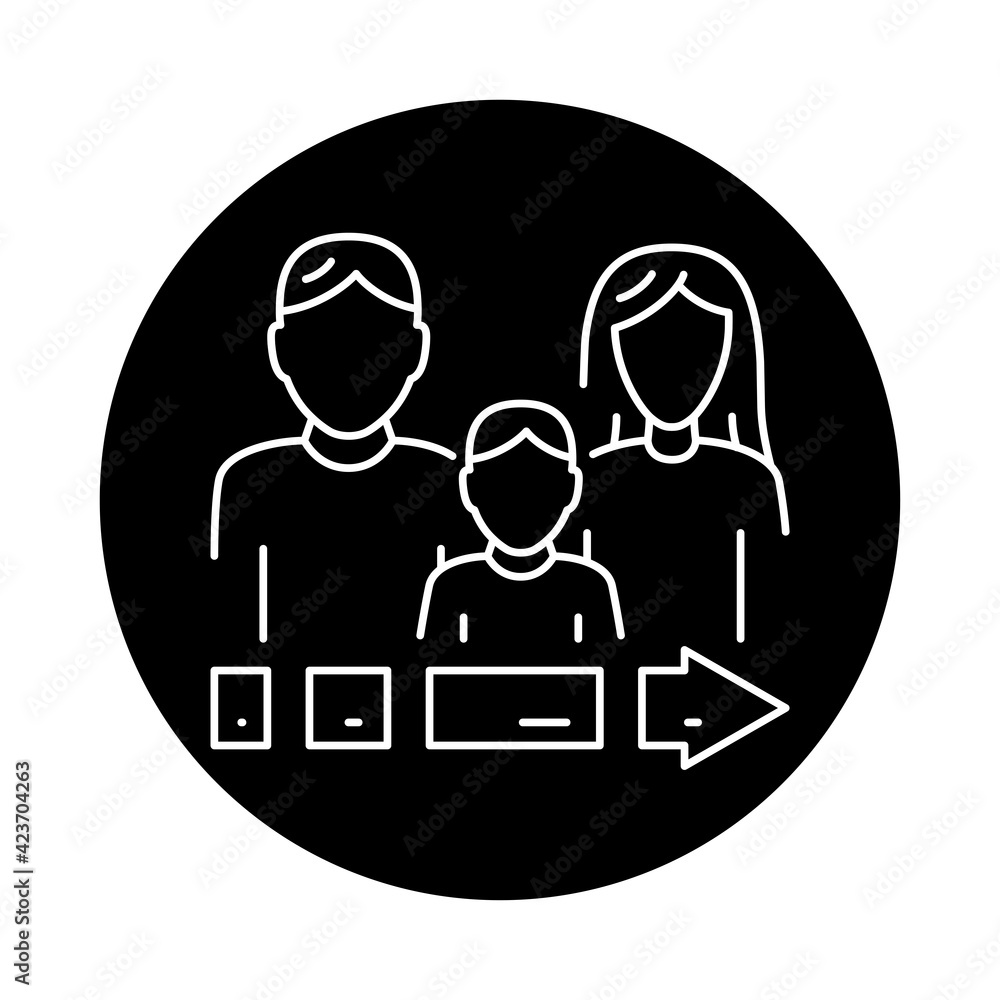 illegal immigrants color line icon. Editable stroke. illegal immigrants color line icon. Editable stroke.