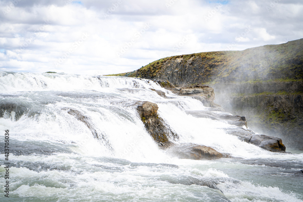 Gullfoss Waterfall Iceland Gullfoss Waterfall Iceland