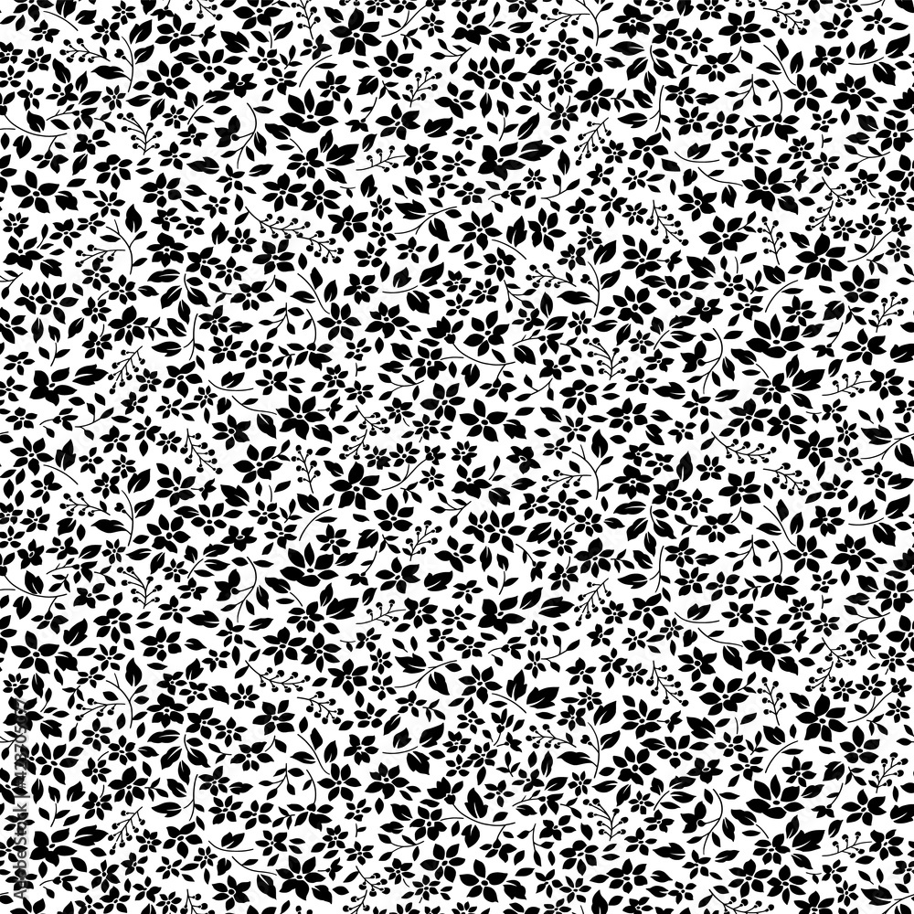 Seamless and liberty style cute floral pattern, Seamless and liberty style cute floral pattern,