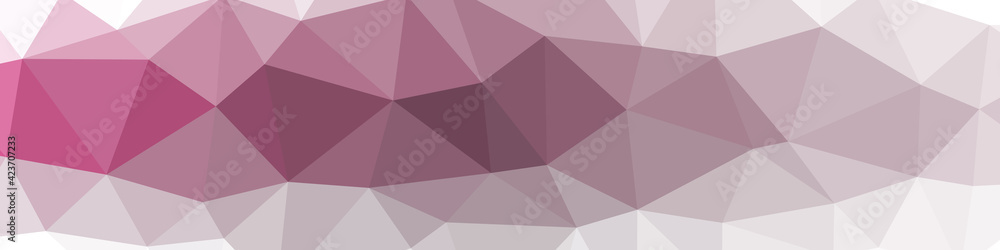 Fototapeta premium Abstract color Low-Polygones Generative Art background illustration