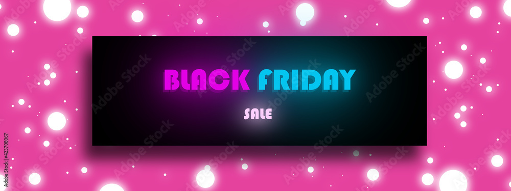 Black Friday banner. Big sale in November. Modern signboard for the site. Super sale. Black Friday banner. Big sale in November. Modern signboard for the site. Super sale.