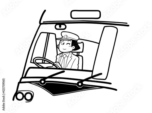 バス,女性運転手
