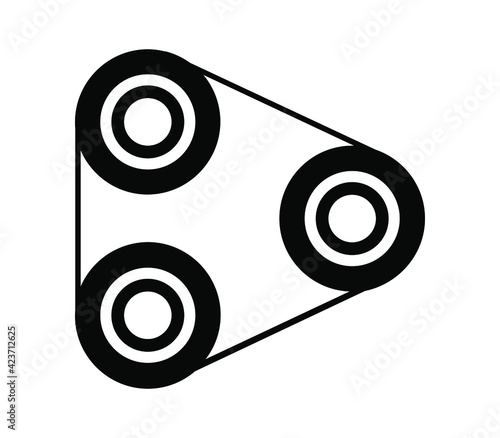 Timing belt icon