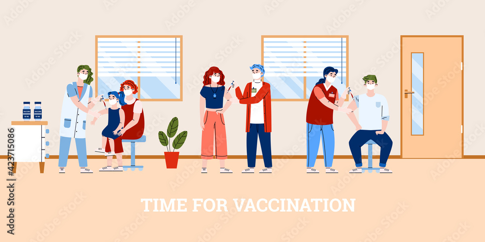 Concept vaccination of population for protection from flu virus and infections