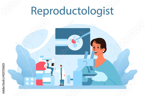 Reproductologist and reproductive health. Human anatomy, biological