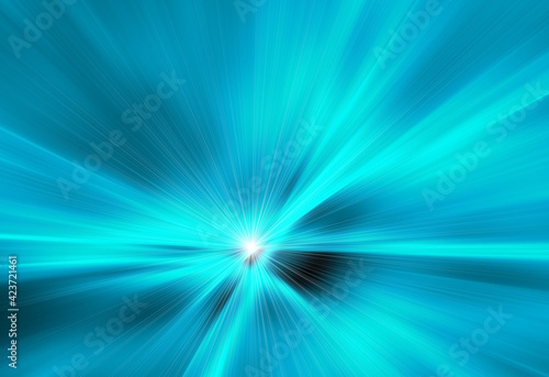 abstract blue background with rays