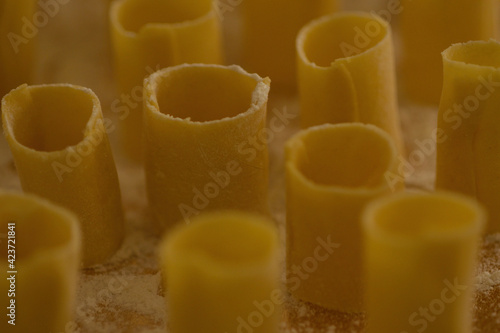 Typical pasta handmade italian closeup 2