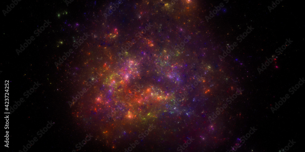 Banner Star field background . Starry outer space background texture . Colorful Starry Night Sky Outer Space background. 3D illustration Banner Star field background . Starry outer space background texture . Colorful Starry Night Sky Outer Space background. 3D illustration