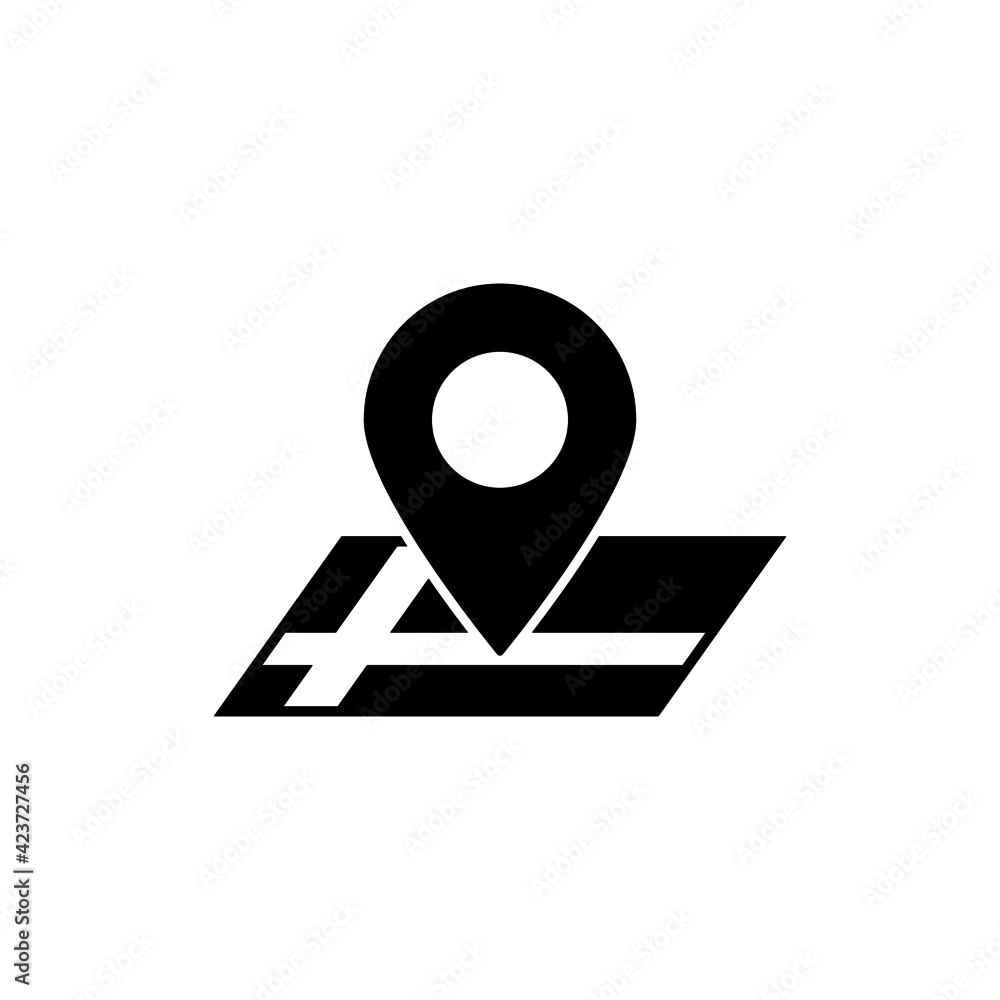 map marker, location marker icon in solid black flat shape glyph icon, isolated on white background map marker, location marker icon in solid black flat shape glyph icon, isolated on white background