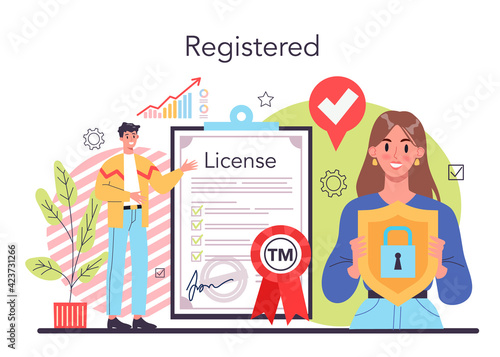 New company, trade mark registration. Business start up form