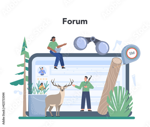 Forester online service or platform. Wood protection and rehabilitation.