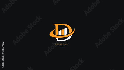 Alphabet letter Initial D, DD logo vector design, minimal, innovative, creative, symbol, sign, monogram, template, logotype, concept, branding for premium business typeface, startup, company etc.