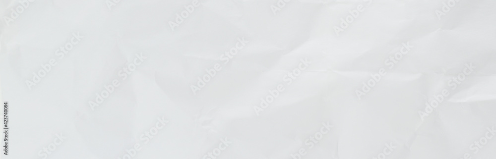 Obraz premium White wrinkled paper background
