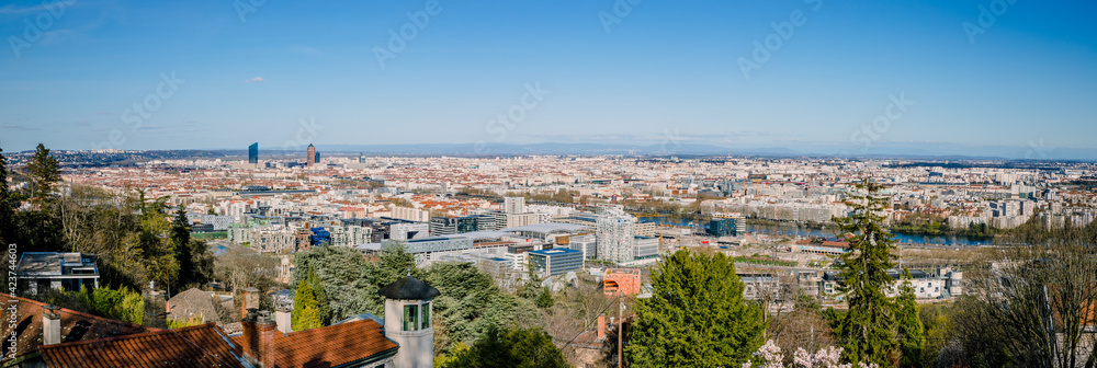 Panorama de Lyon depuis Saint Foy les Lyon