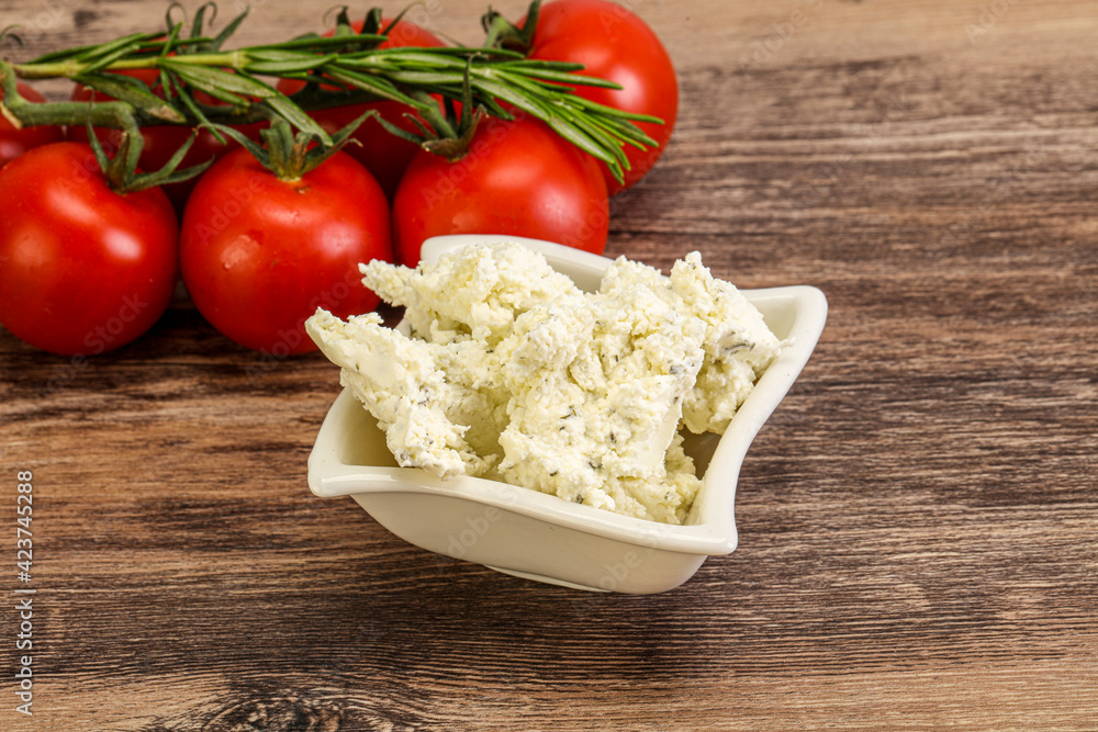 Soft cream cheese with herbs Soft cream cheese with herbs
