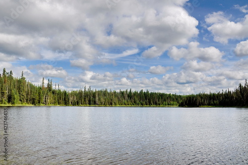 Lily Lake in Lesser Slave Lake Provincial Park in Alberta, Canada.