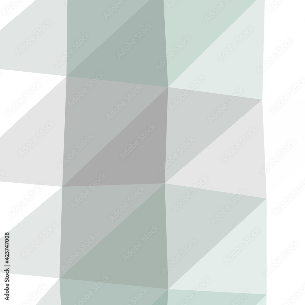 Obraz premium Abstract color Low-Polygones Generative Art background illustration