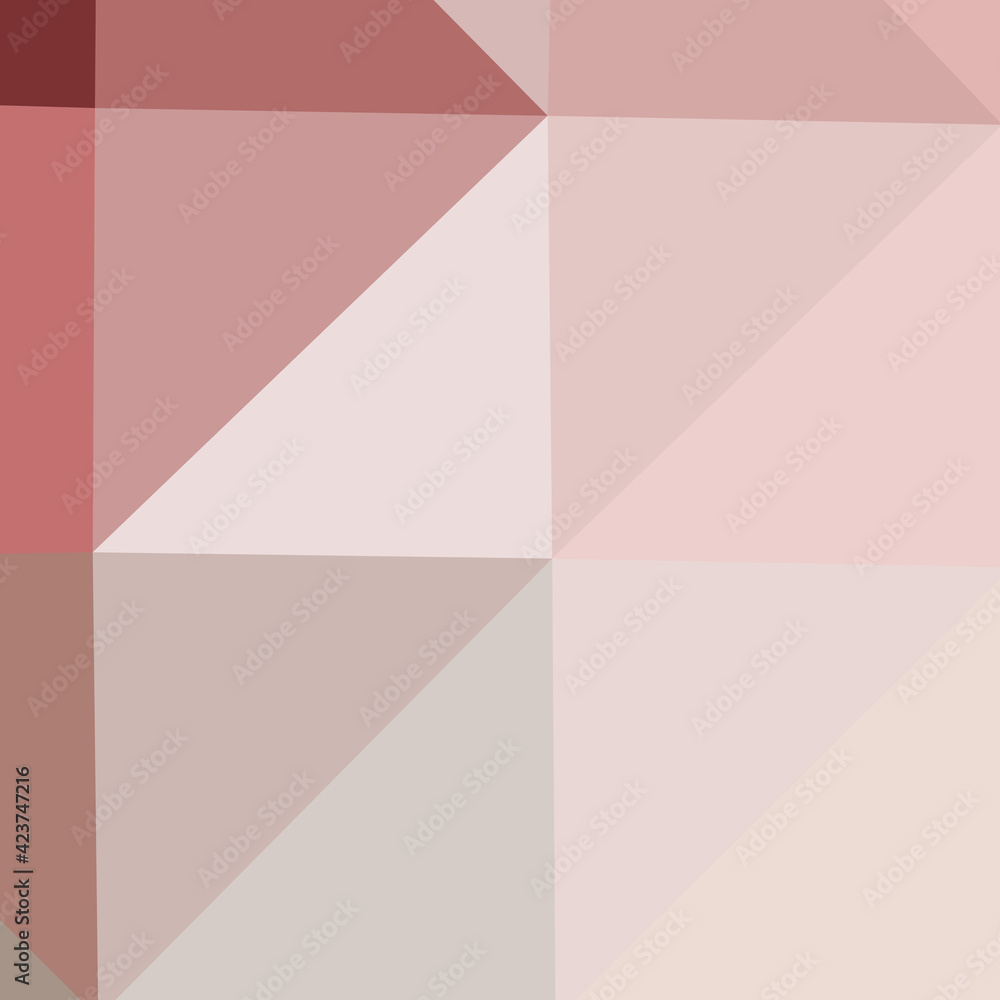 Fototapeta premium Abstract color Low-Polygones Generative Art background illustration