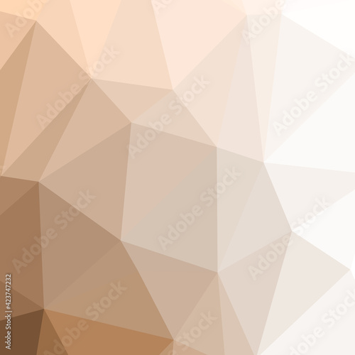 Abstract color Low-Polygones Generative Art background illustration