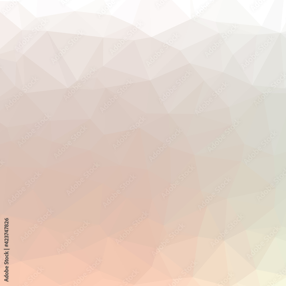 Obraz premium Abstract color Low-Polygones Generative Art background illustration