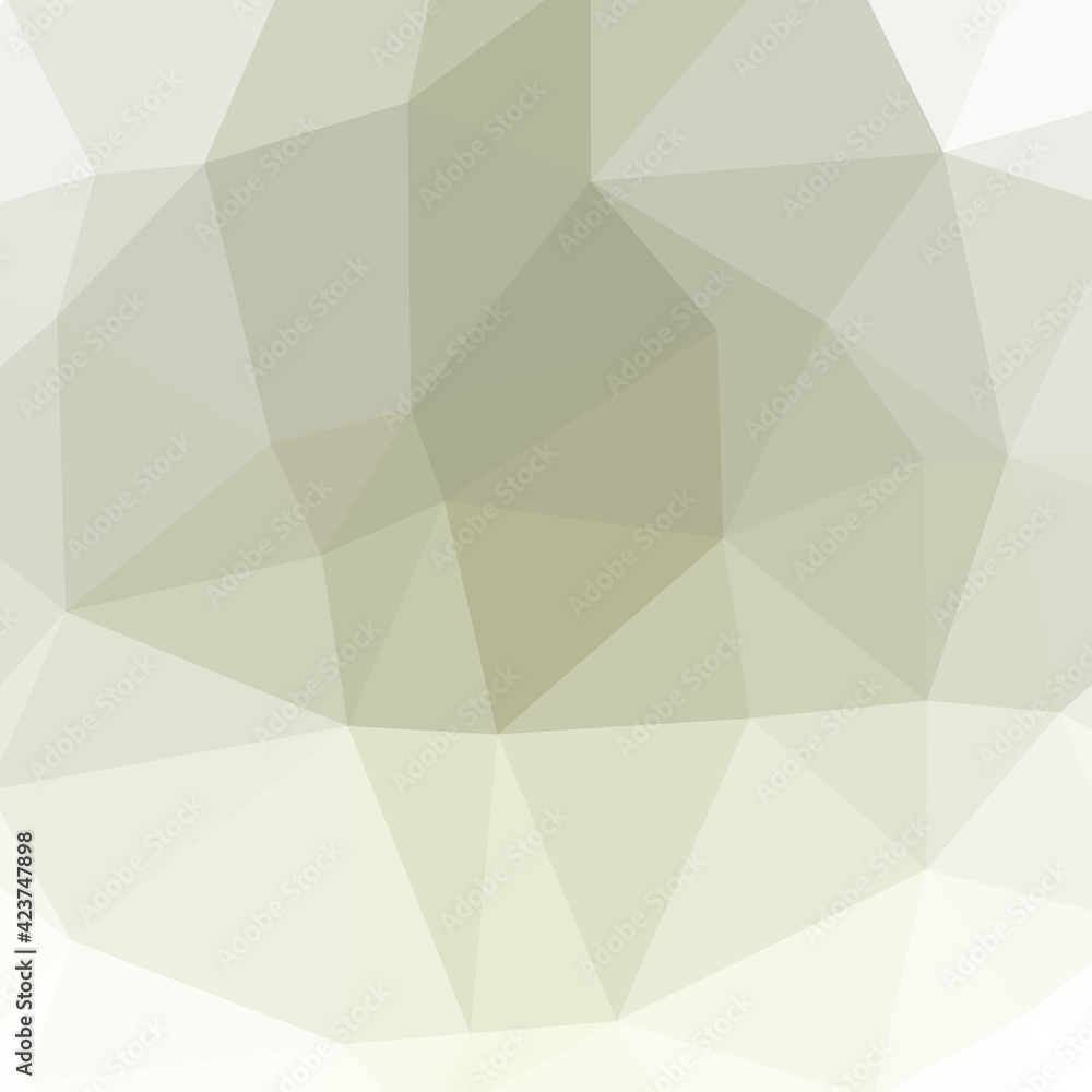 Fototapeta premium Abstract color Low-Polygones Generative Art background illustration
