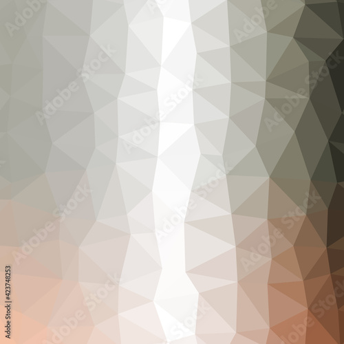 Abstract color Low-Polygones Generative Art background illustration