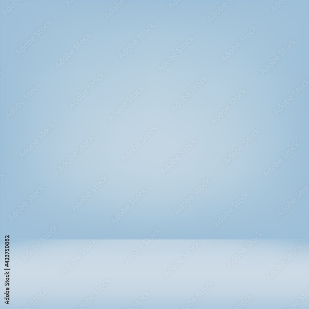 Abstract blue gradient background room studio. Vector Abstract blue gradient background room studio. Vector