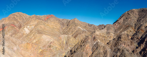 Konstfotografi Desert rocky mountain landscape. Panorama from multiple shots.