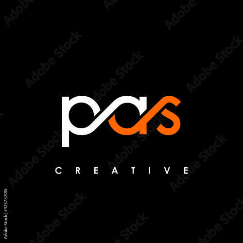 PAS Letter Initial Logo Design Template Vector Illustration