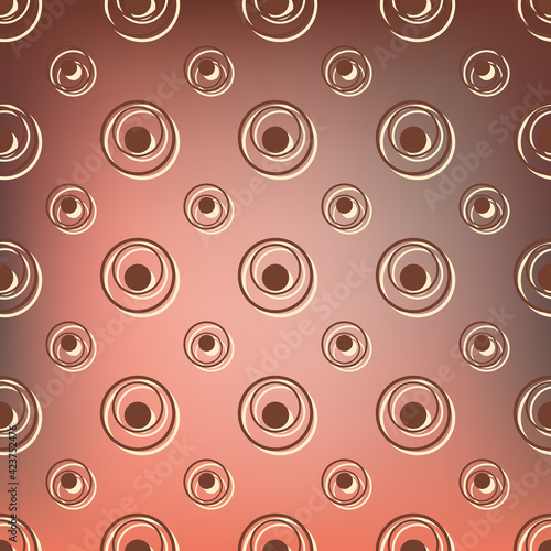 Abstract seamless background.Geometric repeating circles.