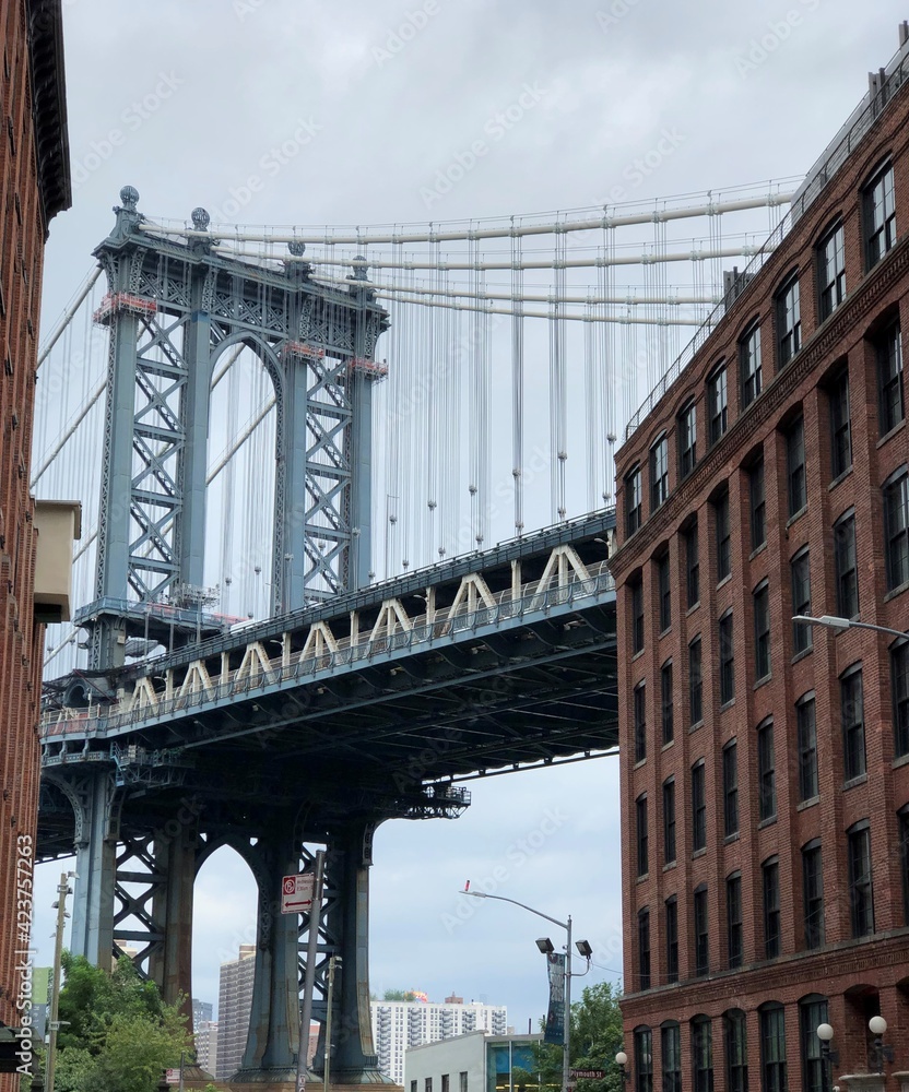 Fototapeta premium city bridge dumbo