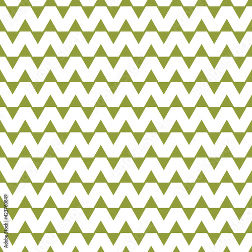 olive green triangles seamless repeat pattern