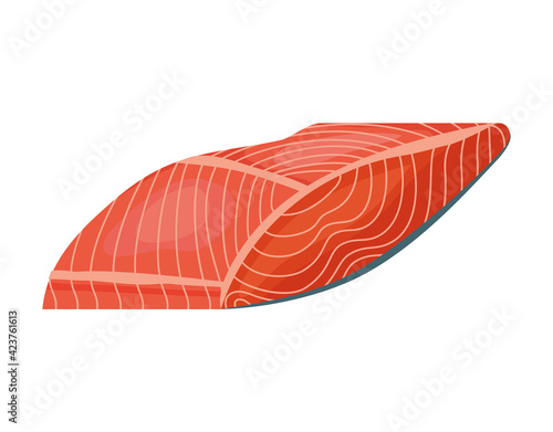 salmon slice icon