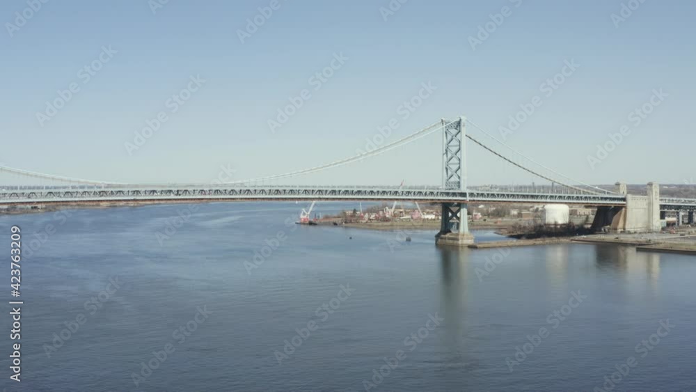 Benjamin Franklin Bridge Entering New Jersey Benjamin Franklin Bridge Entering New Jersey