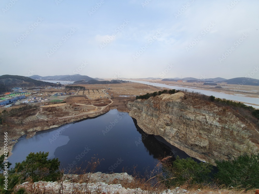  Dinosaur Footprints Fossil Site in Korea
