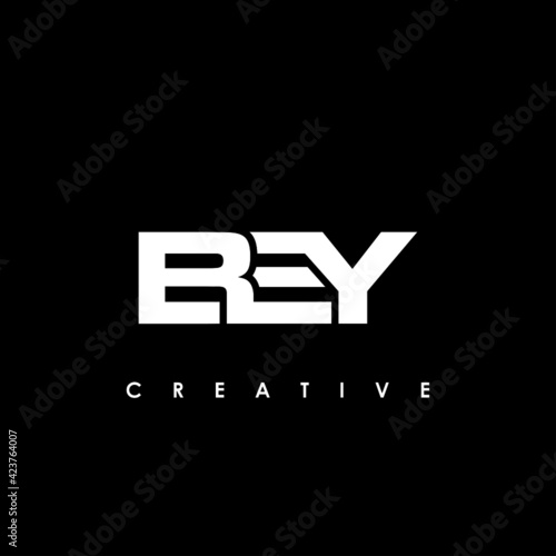 BEY Letter Initial Logo Design Template Vector Illustration