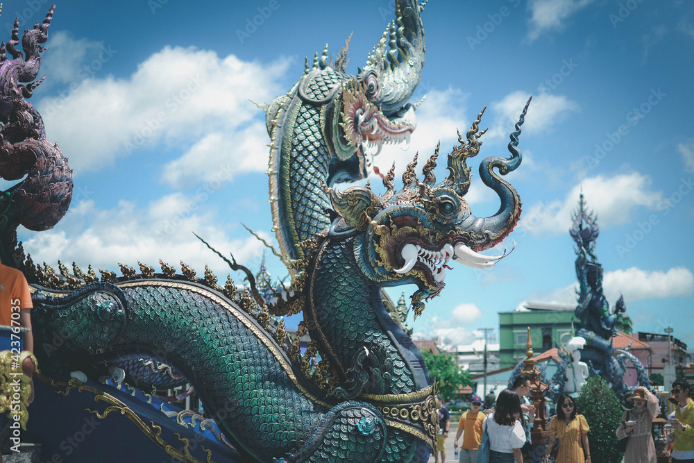 Chinese Dragon Statue, Chiang Rai