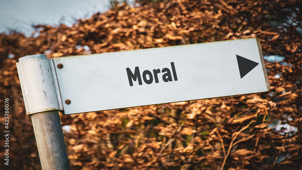 Street Sign to Moral