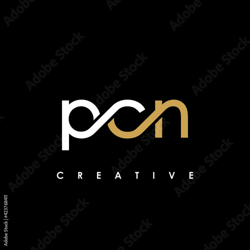 PCN Letter Initial Logo Design Template Vector Illustration