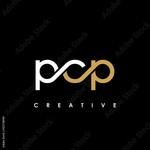 PCP Letter Initial Logo Design Template Vector Illustration
