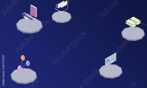 c concept on abstract design