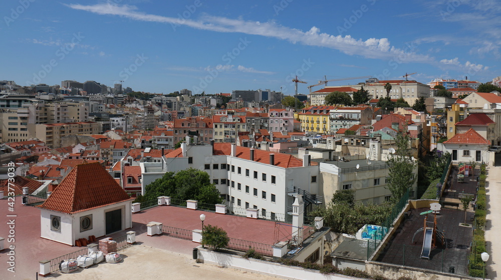 Portugal - 2019. Landmarks of Lisbon.