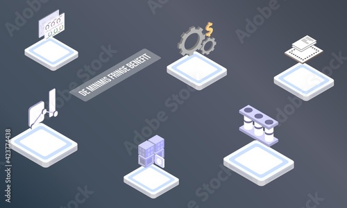 De minimis fringe benefit concept on abstract design