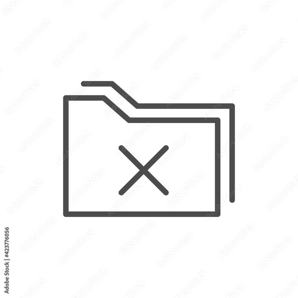 Document icon isolated on white background. Folder symbol modern, simple, vector, icon for website design, mobile app, ui. Vector Illustration Document icon isolated on white background. Folder symbol modern, simple, vector, icon for website design, mobile app, ui. Vector Illustration