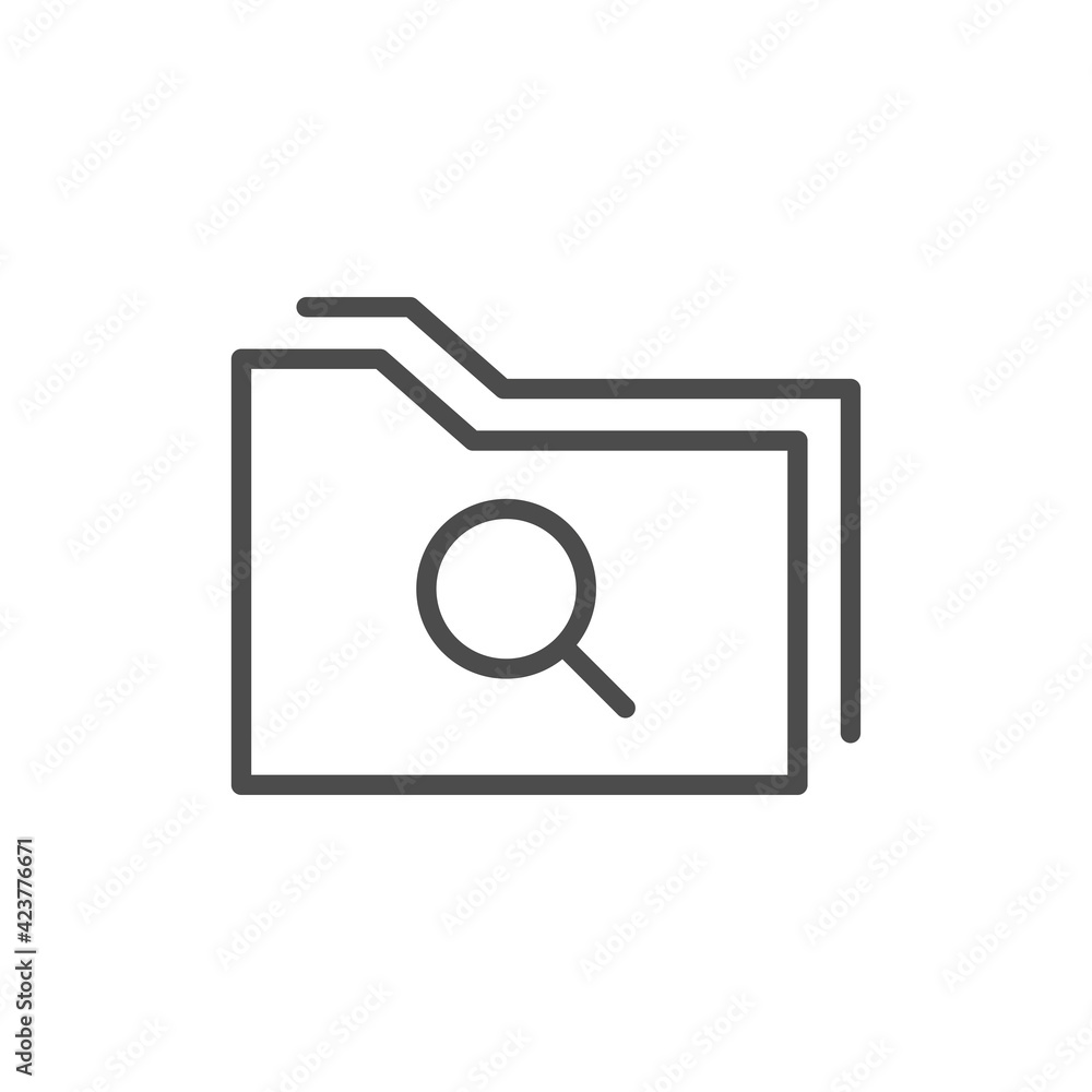 Document icon isolated on white background. Folder symbol modern, simple, vector, icon for website design, mobile app, ui. Vector Illustration Document icon isolated on white background. Folder symbol modern, simple, vector, icon for website design, mobile app, ui. Vector Illustration