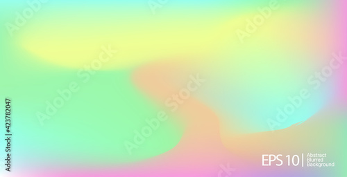Abstract soft cloud background in pastel colorful gradation style. Modern blurred background. Vector EPS.10 