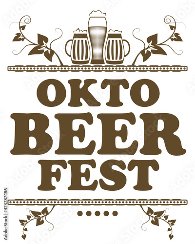 Oktoberfest vektor Banner