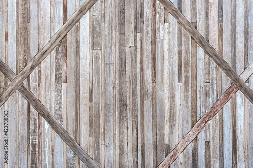 Wood plank wall texture for background. Full Frame