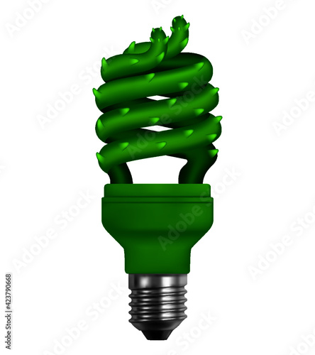 Luz de la bombilla ecológica