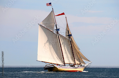 schooner on the bay